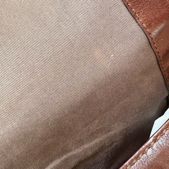 Fossil Leather Messenger Bag - Picture 11 of 16